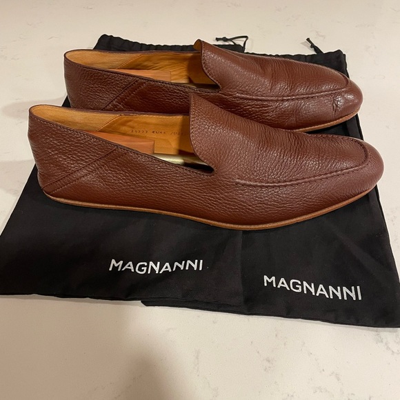 Magnanni Men's Heston Deerskin Leather House Slippers - Picture 3 of 10